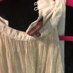 Gently used Ranna Gill tinsel and sequin blouse